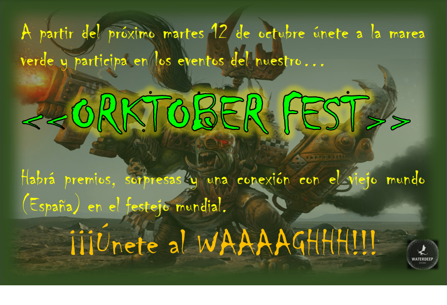 CARTEL DEL ORKTOBER FEST EN WATERDEEP