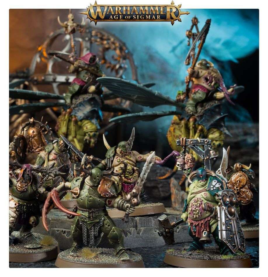 Los putrid blightkings, como parte fundamental de tu ejercito de agusanados de Nurgle