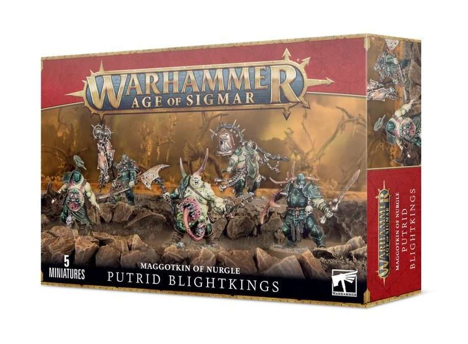 Los Putrid Blightkings: Campeones de la putrefacción en Age of Sigmar