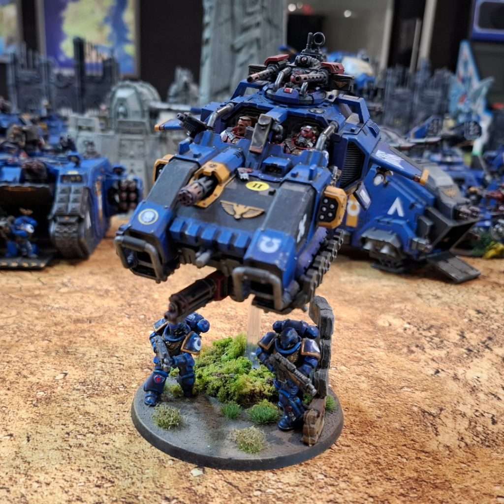 Land speeder de  los ultramarines, pintado por Alex Murillo