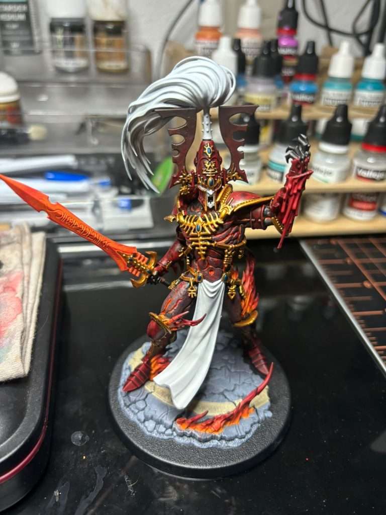 Avatar de Khaine del ejército de los Aeldari 