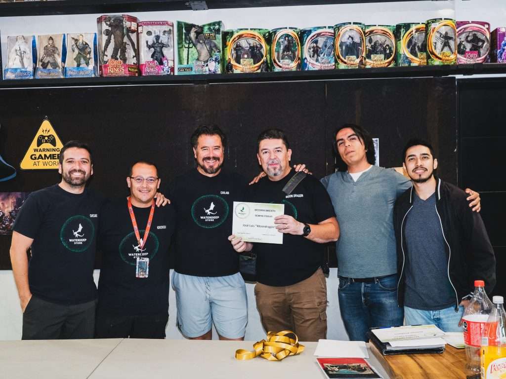 "Moondragon" obteniendo su reconocimiento como miembro del club Waterdeep