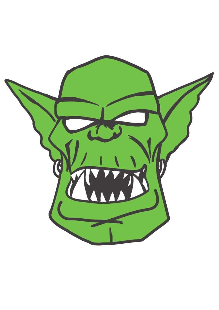 Máscara orka del waagh fest