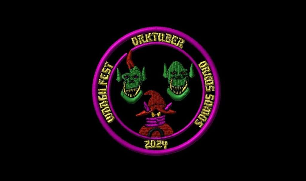 Primer parche insignia  conmemorativo por ORKTUBER, mes de los orkos