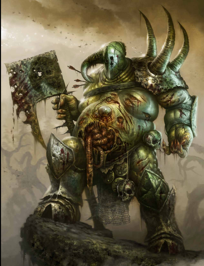 Torglug el despreaciado campeón de Nurgle